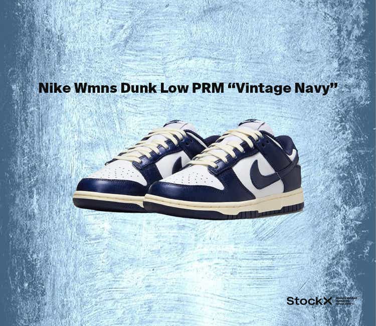 1 ZH-TW nike dunk low vintage navy womens